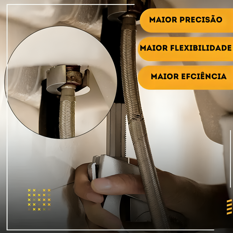 FlexGrip™ - Chave Inglesa de Boca Dupla para Tubos Universais