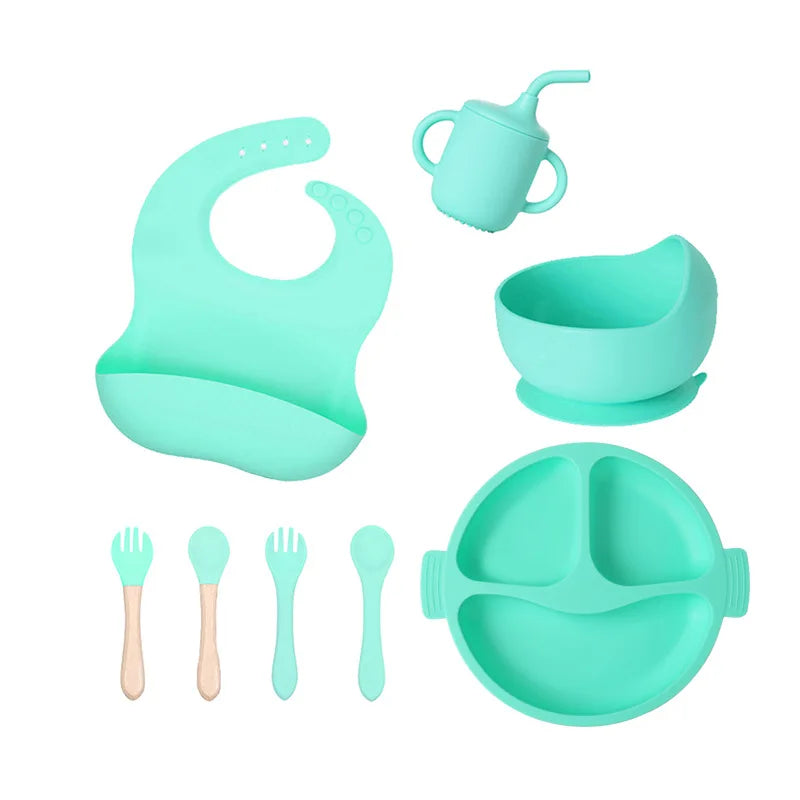 Kit Introdução Alimentar para Bebês - 4 Peças em Silicone