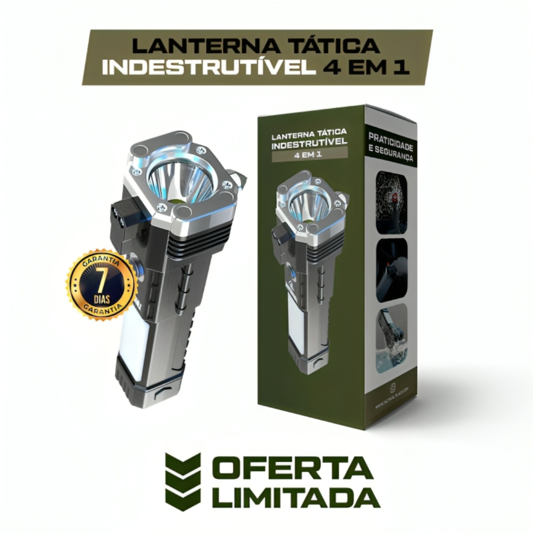 TitanLux™ - Lanterna Tática Ultra Potente 4 em 1