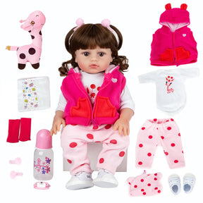 Boneca Bebê Reborn de Silicone Realista BabyReborn®