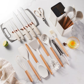 Kit de Cozinha 19 Peças de Silicone Premium [ULTIMAS UNIDADES]