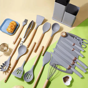 Kit de Cozinha 19 Peças de Silicone Premium [ULTIMAS UNIDADES]